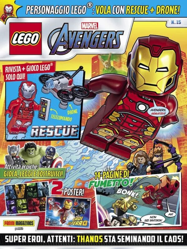 LEGO Avengers Magazine 15 - Panini Comics - Italiano