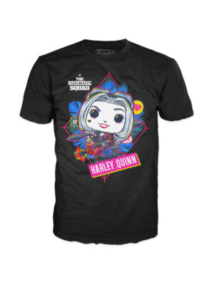 DC Comics Boxed Tee T-Shirt Harley Quinn - taglia: s, m, l, xl - colore: Nero - Unisex