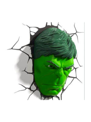 Marvel 3D Luce LED Hulk Face 3D