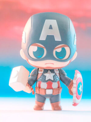 Avengers: Endgame Cosbi Mini Figure Captain America 8 cm