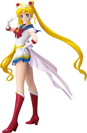Banpresto Figure Super Sailor Moon Ver.B Glitter Glamours Pretty Guardian Eternal The Movie Sailor Moon 23cm