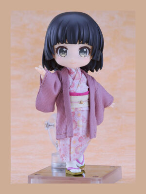Original Character for Nendoroid Doll Figures Outfit Set: Kimono - Girl (Pink)