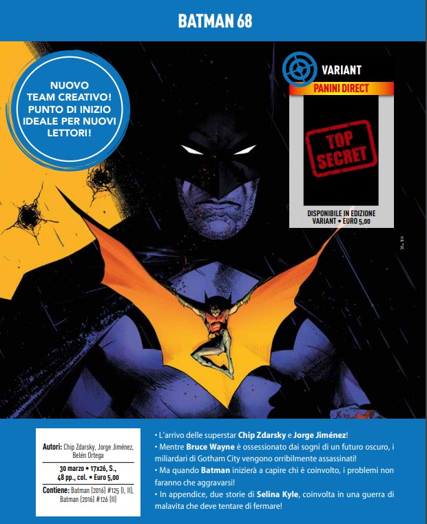 Batman 68 - Variant - Panini Comics - Italiano - MyComics