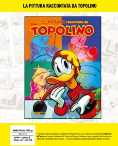 La Pittura Raccontata da Topolino – Volume Unico – Disney Special Events 36 – Panini Comics – Italiano fumetto pre