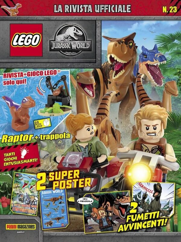 LEGO Jurassic World 23 - Super Panini 31 - Panini Comics - Italiano