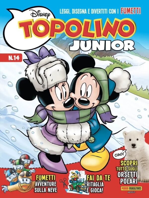 Topolino Junior 14 + Torcia di Topolino - Disney Play 28 - Panini Comics - Italiano