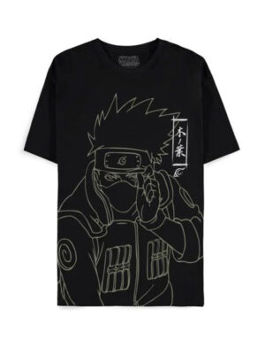 Naruto Shippuden - T-Shirt Kakashi M - taglia: Medium - colore: Nero