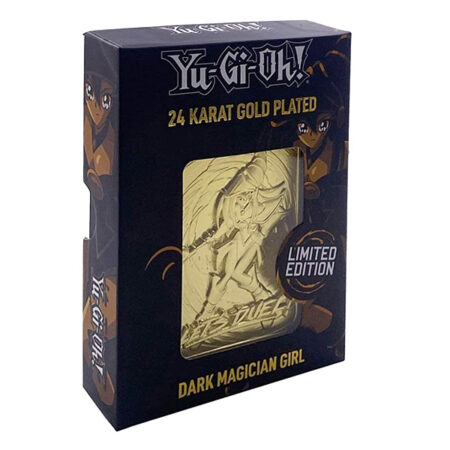 Yu-Gi-Oh! - Metal 24 Karat Gold Card Replica - Dark Magician Girl - Ragazza Maga Nera - Limited Edition