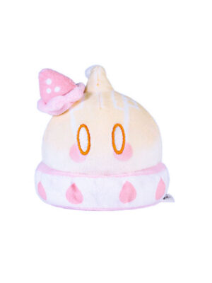 Genshin Impact Slime Sweets Party Series Peluche Mutant Electro Slime Strawberry Cake Style 7 cm