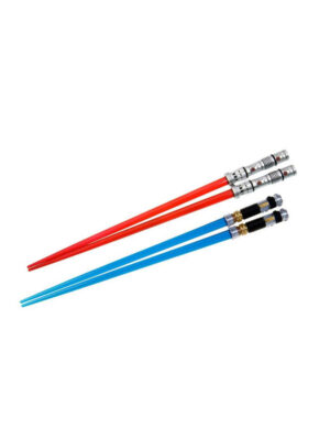 Star Wars Bacchette Darth Maul & Obi-Wan Kenobi Lightsaber Chopstick Battle 2-Set