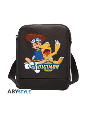 Digimon - Messenger Bag "Friendship" - Vinyl Small Size - colore: Nero