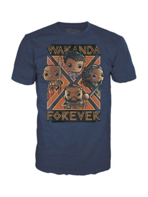 Black Panther: Wakanda Forever Boxed Tee T-Shirt Group - taglia: S, M, L, XL - colore: Blu
