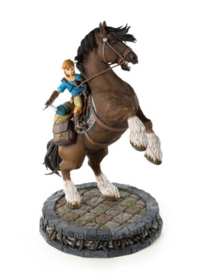 La Leggenda di Zelda Breath of the Wild Statue Link on Horseback 56 cm
