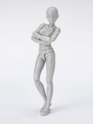 S.H. Figuarts Action Figure Body-Chan Sports Edition DX Set (Gray Color Ver.) 14 cm