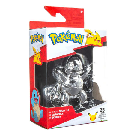 Pokémon 25° Anniversario Select Battle Mini Figures Silver Version - Squirtle
