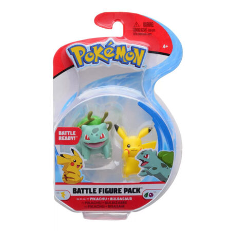 Battle Feature Figure Pack - Pikachu, Bulbasaur