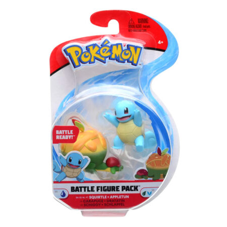 Battle Feature Figure Pack - Squirtle, Appletun