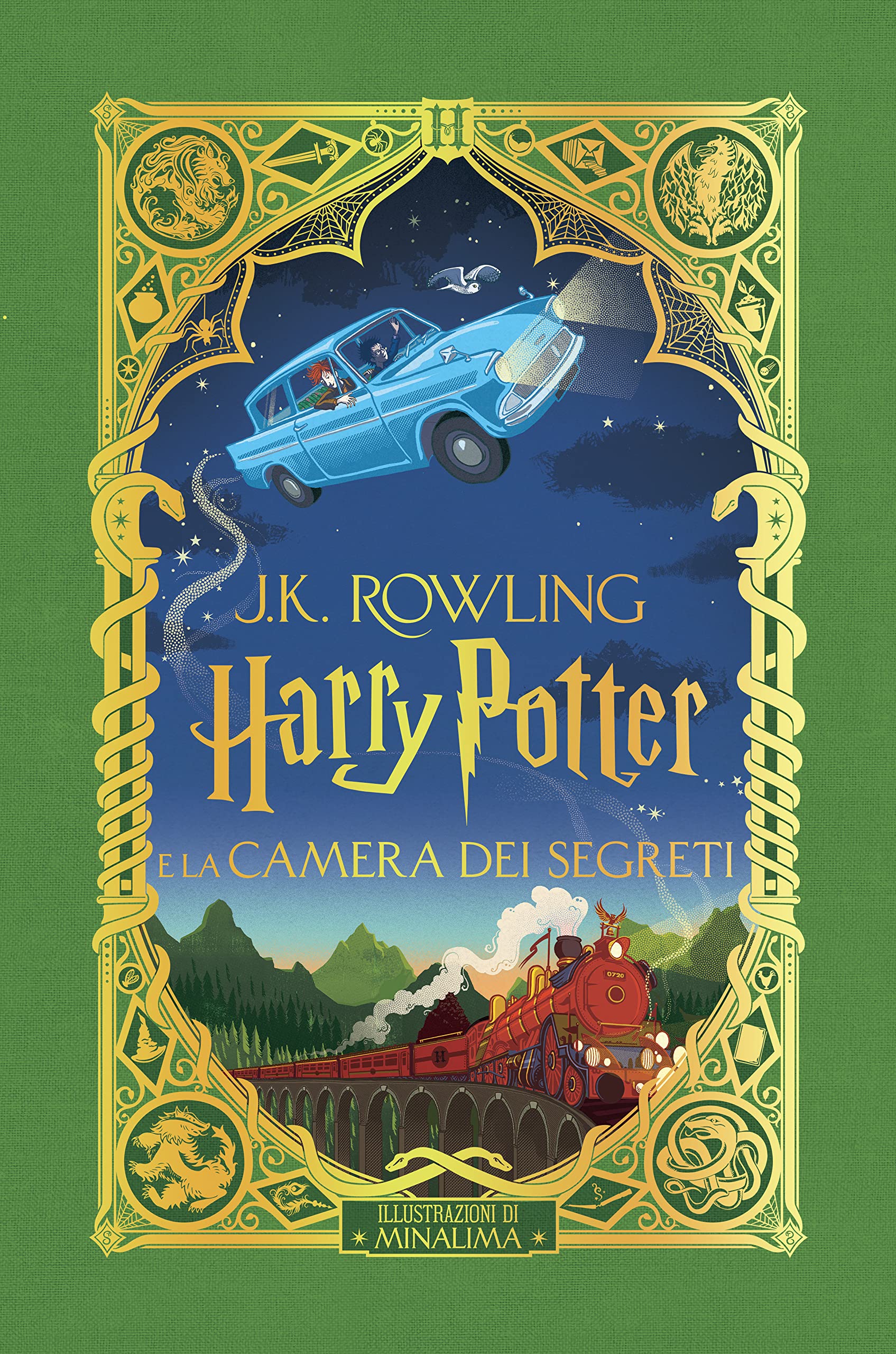 Harry Potter e la Camera dei Segreti Illustrazioni MinaLima Prima Edizione  Salani 2022 - Guida ai libri di Harry Potter