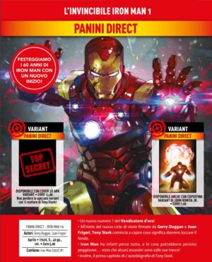 L'Invincibile Iron Man 1 - Variant 3D Ark - Iron Man 116 - Panini Comics - Italiano