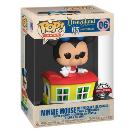 Disneyland Resort 65th Anniversary - Minnie Mouse on the Casey Jr. Circus Train Attraction - Funko POP! #06 - Special Edition - Trains