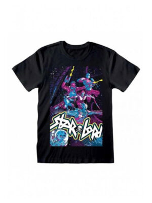 T-Shirt Video Game Poster L - Marvel Guardiani della Galassia - colore: Nero - L
