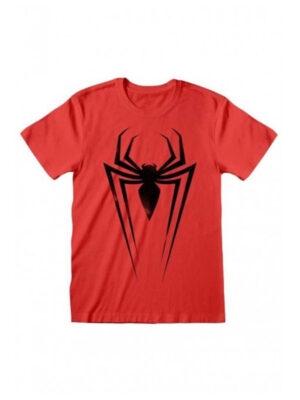 T-Shirt Spider-Man Black Spider Symbol L - Marvel - colore: Rosso - L