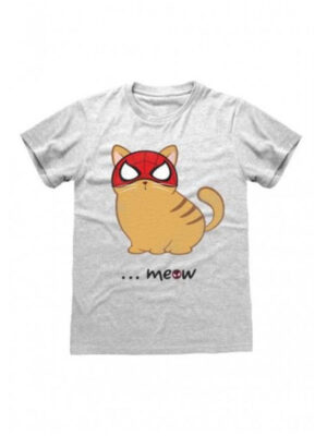 Marvel - Spider-Man Miles Morales - T-Shirt - Meow XL - colore: Grigio - XL