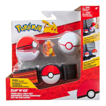 Pokémon Clip 'N' Go Cintura Poké Ball, Premier Ball & Charmander