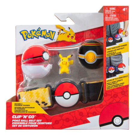 Pokémon Clip 'N' Go Cintura Poké Ball, Luxury Ball & Pikachu