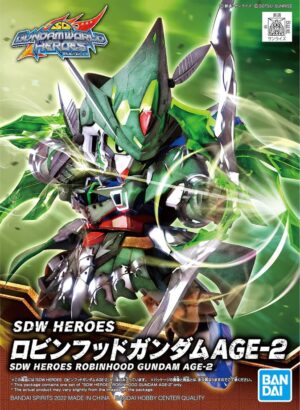 Gunpla - SDW Heroes Robinhood Gundam Age-2 - SD Gundam World Heroes - Bandai