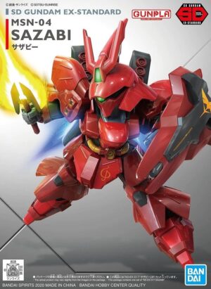 Gunpla - MSN-04 - Sazabi - SD Gundam Ex-Standard 017 - Bandai