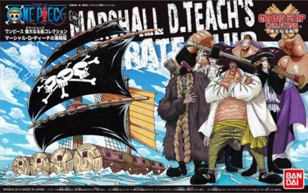 One Piece - Grand Ship Collection 11 - Marshall D.Teach's Pirate Ship - Barbanera - Model Kit - Bandai