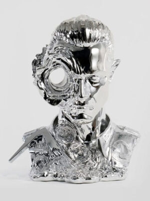 Terminator Replik 1/1 T-1000 Art Mask Liquid Metal Standard Version 44 cm