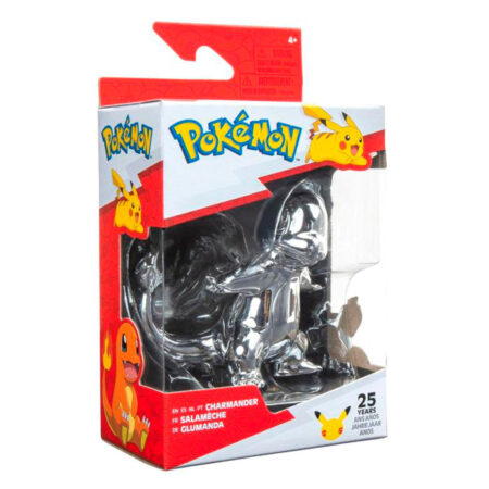 Pokémon 25° Anniversario Select Battle Mini Figures Silver Version - Charmander
