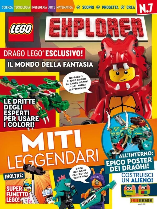 LEGO Explorer Magazine 7 - LEGO Explorer 6 - Panini Comics - Italiano