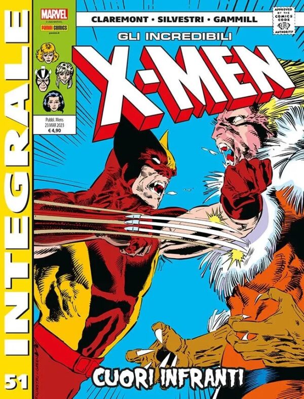 Gli Incredibili X-Men di Chris Claremont 51 - Marvel Integrale - Panini Comics - Italiano
