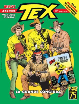 Maxi Tex 32 - La Grande Congiura + 4 Magneti Adesivi - Cover B - Tex 168 - Sergio Bonelli Editore - Italiano