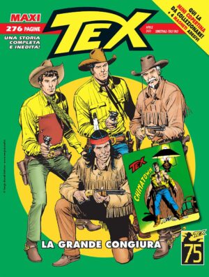 Maxi Tex 32 - La Grande Congiura + 4 Magneti Adesivi - Cover A - Tex 110 - Sergio Bonelli Editore - Italiano