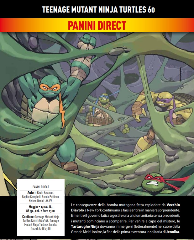 Teenage Mutant Ninja Turtles 61 – Panini Comics – Italiano