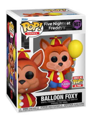 Five Nights at Freddy's - Balloon Foxy - Funko POP! & Tee Box Balloon Foxy #907 Taglia L - Games
