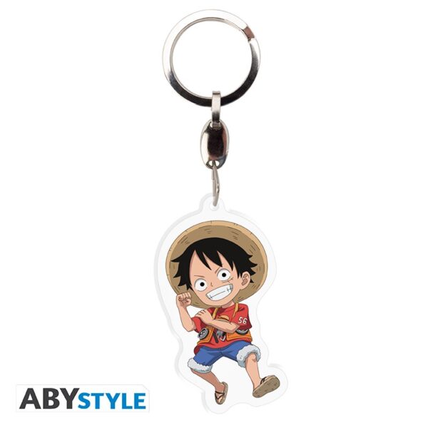 One Piece: Red - Monkey.D.Luffy Keychain - Portachiavi Rufy - ABYstyle