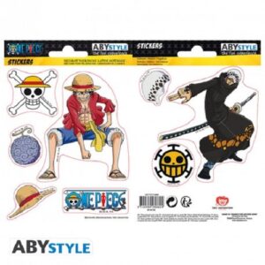 One Piece – Monkey.D.Luffy / Trafalgar Law – Stickers – ABYstyle fumetto news