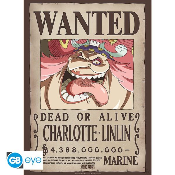 One Piece Poster - Charlotte.Linlin - Wanted Dead or Alive - GBEye
