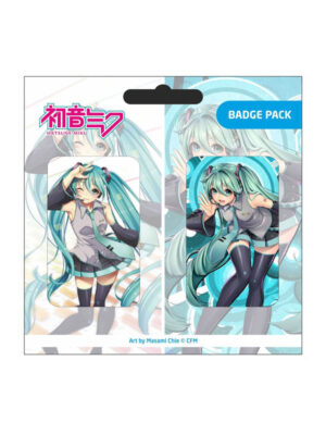 Hatsune Miku Pin Badges 2-Pack Set D