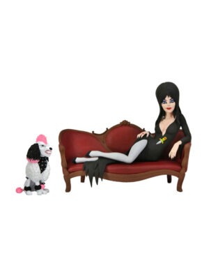 Elvira, Mistress of the Dark Toony Terrors Figure Elvira on Couch 15 cm