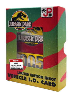 Jurassic Park Metal Card 30th Anniversary Jeep Limited Edition