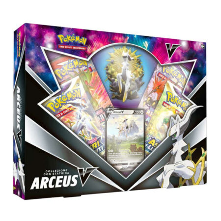Pokémon Collezione Premium con Statuina Arceus-V Special Art