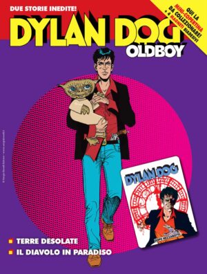 Dylan Dog Oldboy 18 - Terre Desolate / Il Diavolo in Paradiso + 4 Magneti Adesivi - Cover A - Dylan Dog 26 - Maxi Dylan Dog 56 - Sergio Bonelli Editore - Italiano