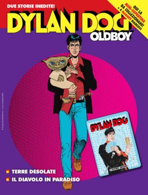 Dylan Dog Oldboy 18 - Terre Desolate / Il Diavolo in Paradiso + 4 Magneti Adesivi - Cover B - Dylan Dog 234 - Maxi Dylan Dog 56 - Sergio Bonelli Editore - Italiano
