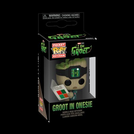 Marvel Studios: I Am Groot - Groot in Onesie - Pocket POP! Keychain